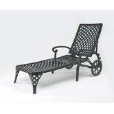 Crossweave Chaise Lounge with Cushion