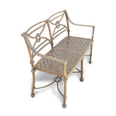 Leon Aluminum Garden Bench