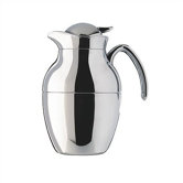 Novo 1-Liter Chrome Plated Metal Carafe with Plastic Trim