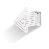 Arrow Wall Mounted Hinged Multi Hook
