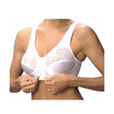 Women's Glamorise Front Closing Bra in White