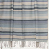 Kevin O'Brien Striped 2-Ply Cashmere/Merino Throw