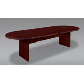 Fairplex 10" Racetrack Conference Table in Mahogany