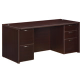 Fairplex 66" Executive Desk with 6 Drawers