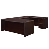 Fairplex Right/Left Executive Bow Front "U" Desk