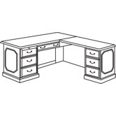 Governor's Right Executive 72" "L" Desk