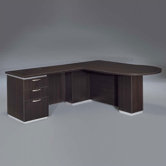 Pimlico 72" W Left Peninsula L-Shape Executive Desk (Fully Assembled)