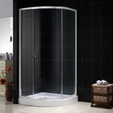 Sparkle Sliding Door Shower Enclosure with Base and Backwall