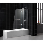 Aqua Frameless Hinged Tub Door