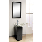 Modern Glass Slim Line Vanity