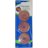 Cedar Hanger Rings (6 per Card)