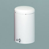 Metal Series 7 Gallon Step-On Trash Can with Galvanized Liner