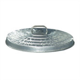 10 Gallon Medium Duty Galvanized Tapered Side Lids
