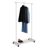 Adjustable Rolling Garment Rack