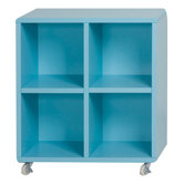 W&uuml;rfel in Blau mit 4 Ablagen