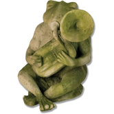 Animals Frog Singing Jazz-Tuba Statue