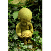 Children Anton and His Turtle Statue