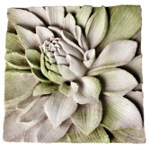 Dahlia Plaque Wall Decor