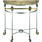 Armory Demilune Console Table