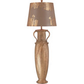 One Light Villere Table Lamp in Antique Gold