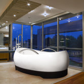 AdmireMe Freestanding Hybrid Acrylic-Composite Bathtub