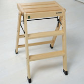 Casa losgabello Kitchen Step Ladder and Stool in Natural