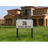 Executive Rectangle Plaque with Lawn Stakes