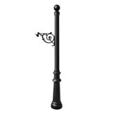 Lewiston Post (Fluted Base and Ball Finial)