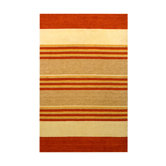 Fantasy Rust/Ivory Rug