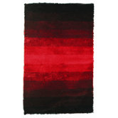 Jewel Black/Red Rug