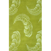 Floral Light Green Rug