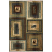 Select Cambridge Vibrations Brown/Blue Rug