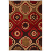 Select Kaleidoscope Danger Zone Red Rug
