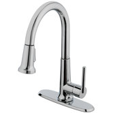 Ancona One Handle Centerset Pull-Out Kitchen Faucet