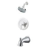 Dual Control Complete Shower Faucet Set with Optional Tub Spout