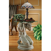 Neoclassical Male Occasional End Table