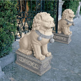 Giant Foo Dog of The Forbidden City Statue