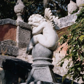 Balancing a Dream Cherub Garden Statue