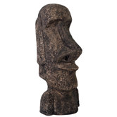 Easter Island Ahu Akivi Moai Monolith Large Statue
