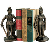 Medieval Knight Iron Bookends