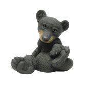 Little Bear Cub Paws Up Statue