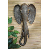 Animal Mask of the Savannah Elephant Wall Sculpture