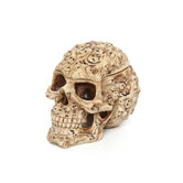 Skull's Soul Spirit Sculptural Box in Aged Bone