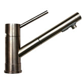 FX Navigator One Handle Single Hole Kitchen Faucet with Pull Out Spray