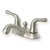 Metrohaus Centerset Bathroom Faucet with Double Handles