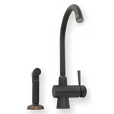 Evolution Arcade One Handle Single Hole Kitchen Faucet with Side Spray