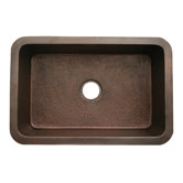 Copperhaus Rectangular Undermount Kitchen Sink