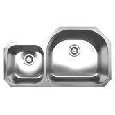 Noah's Chefhaus 37" Double Bowl Undermount Kitchen Sink