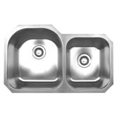 Noah's Chefhaus Double Bowl Undermount Kitchen Sink