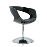 Sessel "Gambler" in Schwarz